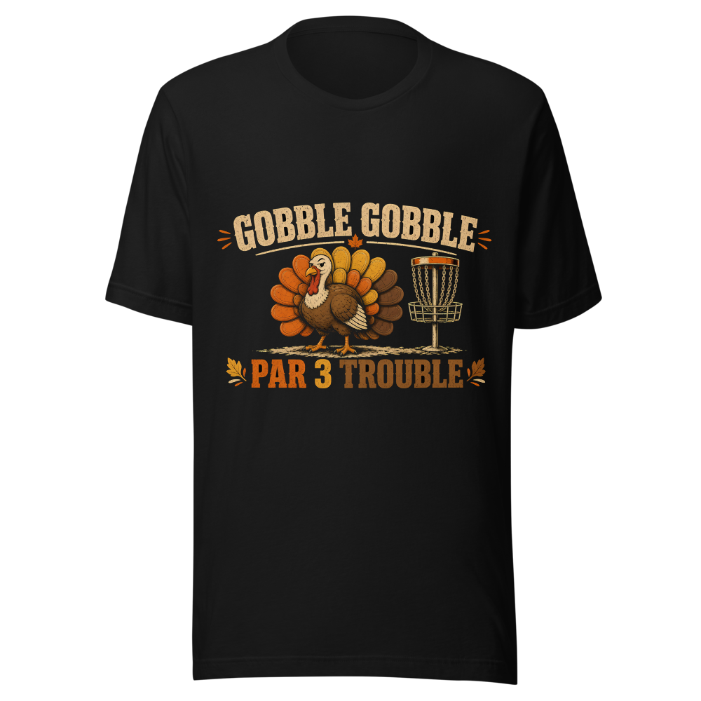 Thanksgiving disc golf t-shirt