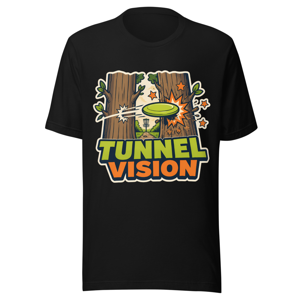 Tunnel Vision - Bella+Canvas 3001 Black front