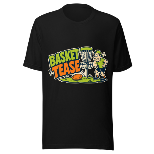 Basket Tease - Bella+Canvas 3001 Black front