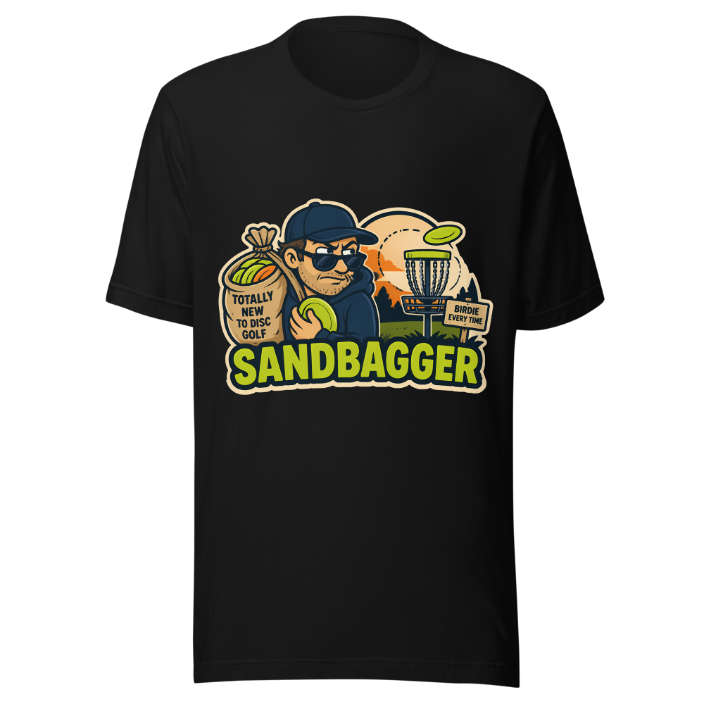 Sandbagger - Bella+Canvas 3001 Black front