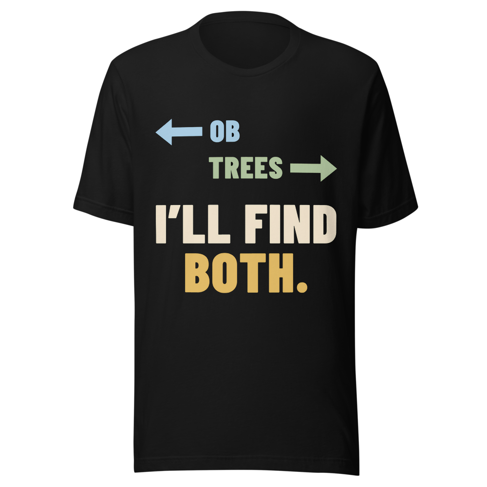 I'll Find Both. - Bella+Canvas 3001 Black front