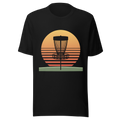 Retro Sunset Basket - Bella+Canvas 3001 Black front