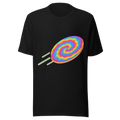 Tie-Dye Disc - Bella+Canvas 3001 Black front