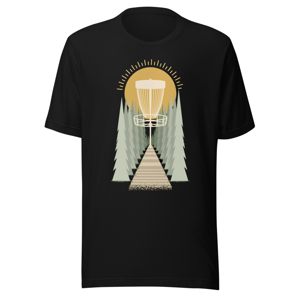 Lantern Path - Bella+Canvas 3001 Black front