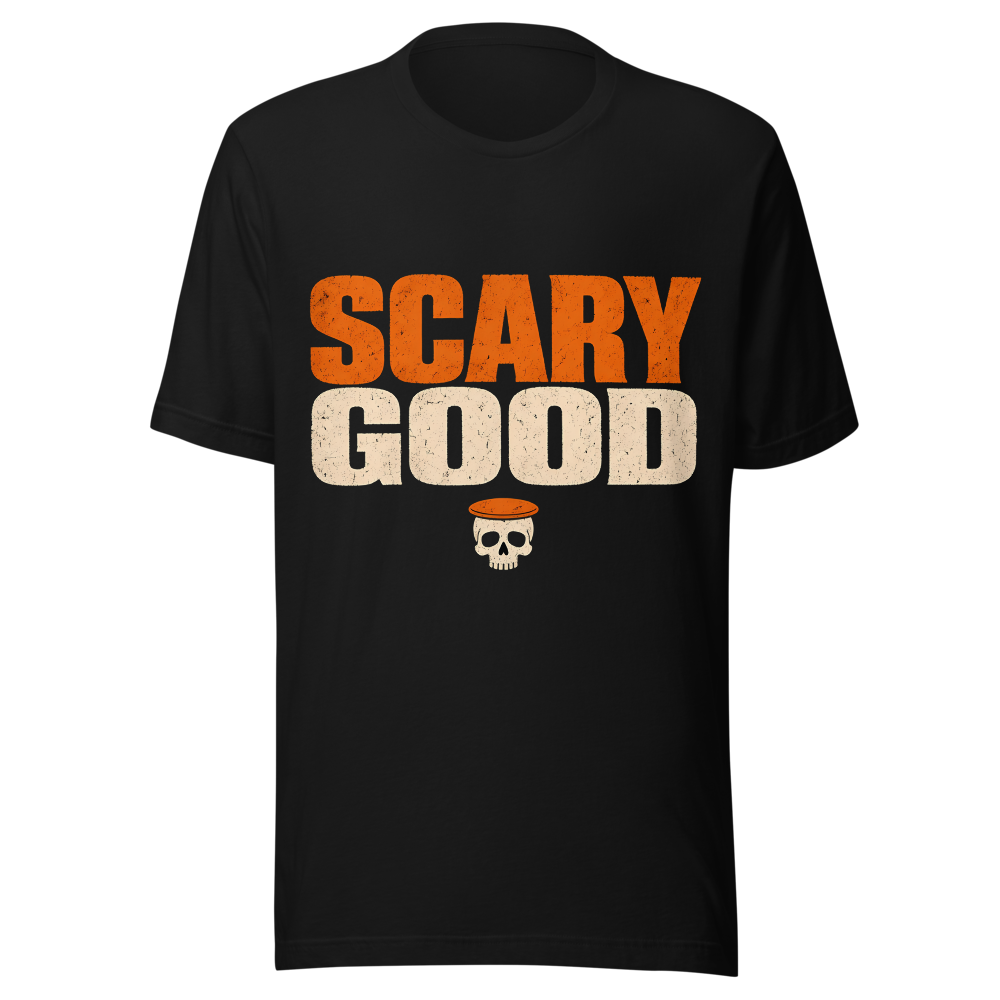 Scary Good - Bella+Canvas 3001 Black front