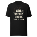 Scenic Route: Took It Again - Bella+Canvas 3001 Black front