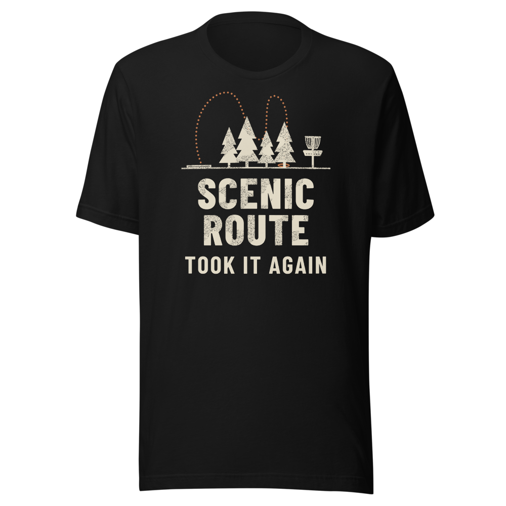 Scenic Route: Took It Again - Bella+Canvas 3001 Black front