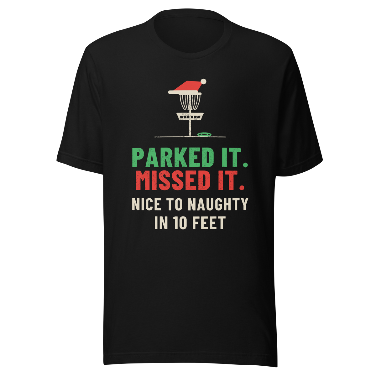 Parked It. Missed It. - Bella+Canvas 3001 Black front