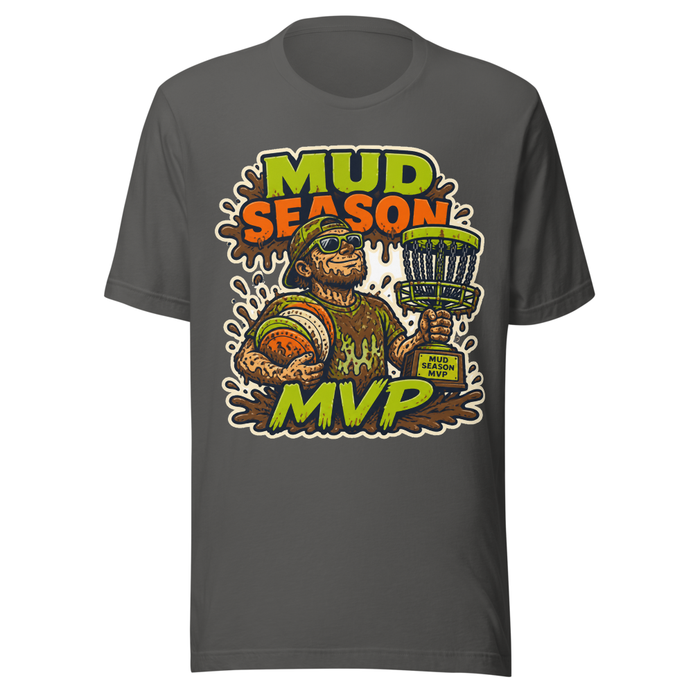 Mud Season MVP - Bella+Canvas 3001 Asphalt front