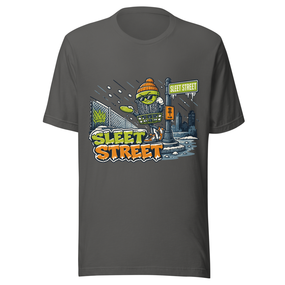 Sleet Street - Bella+Canvas 3001 Asphalt front