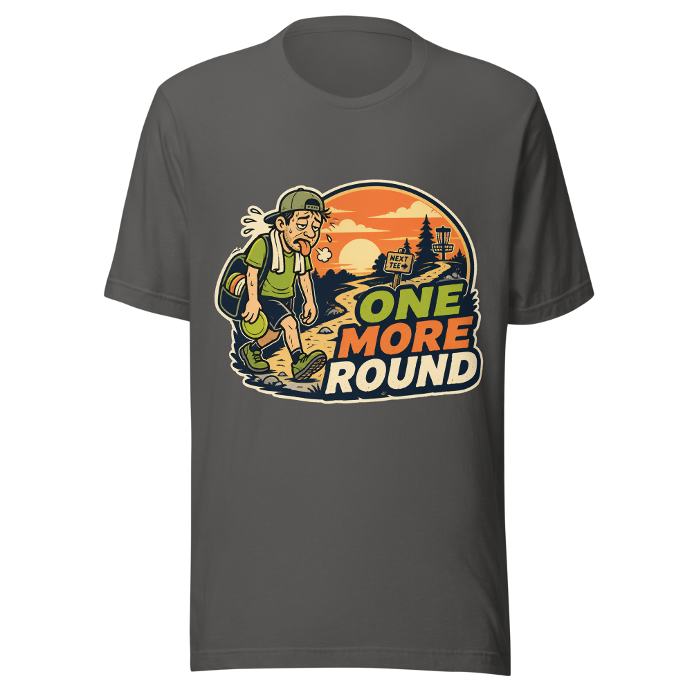 One More Round - Bella+Canvas 3001 Asphalt front