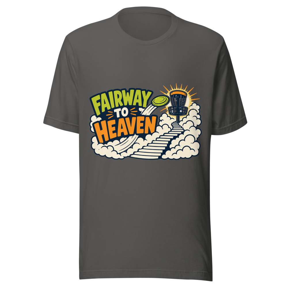 Fairway to Heaven - Bella+Canvas 3001 Asphalt front