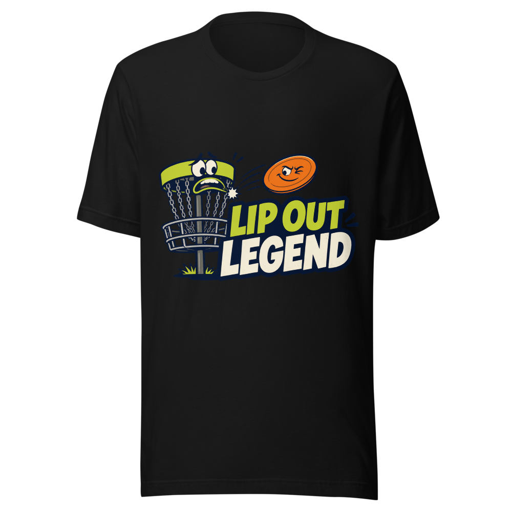Lip Out Legend — Bella+Canvas 3001 Black front