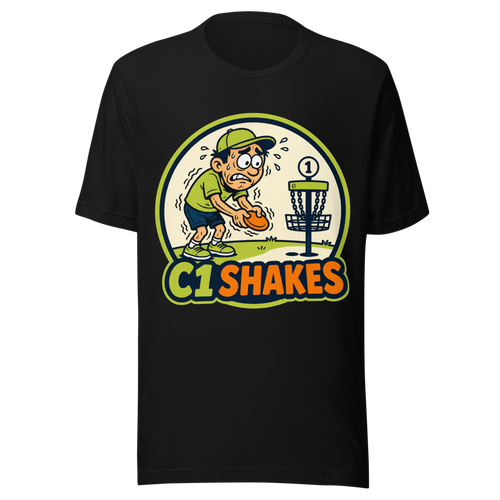 C1 Shakes — Bella+Canvas 3001 Black front