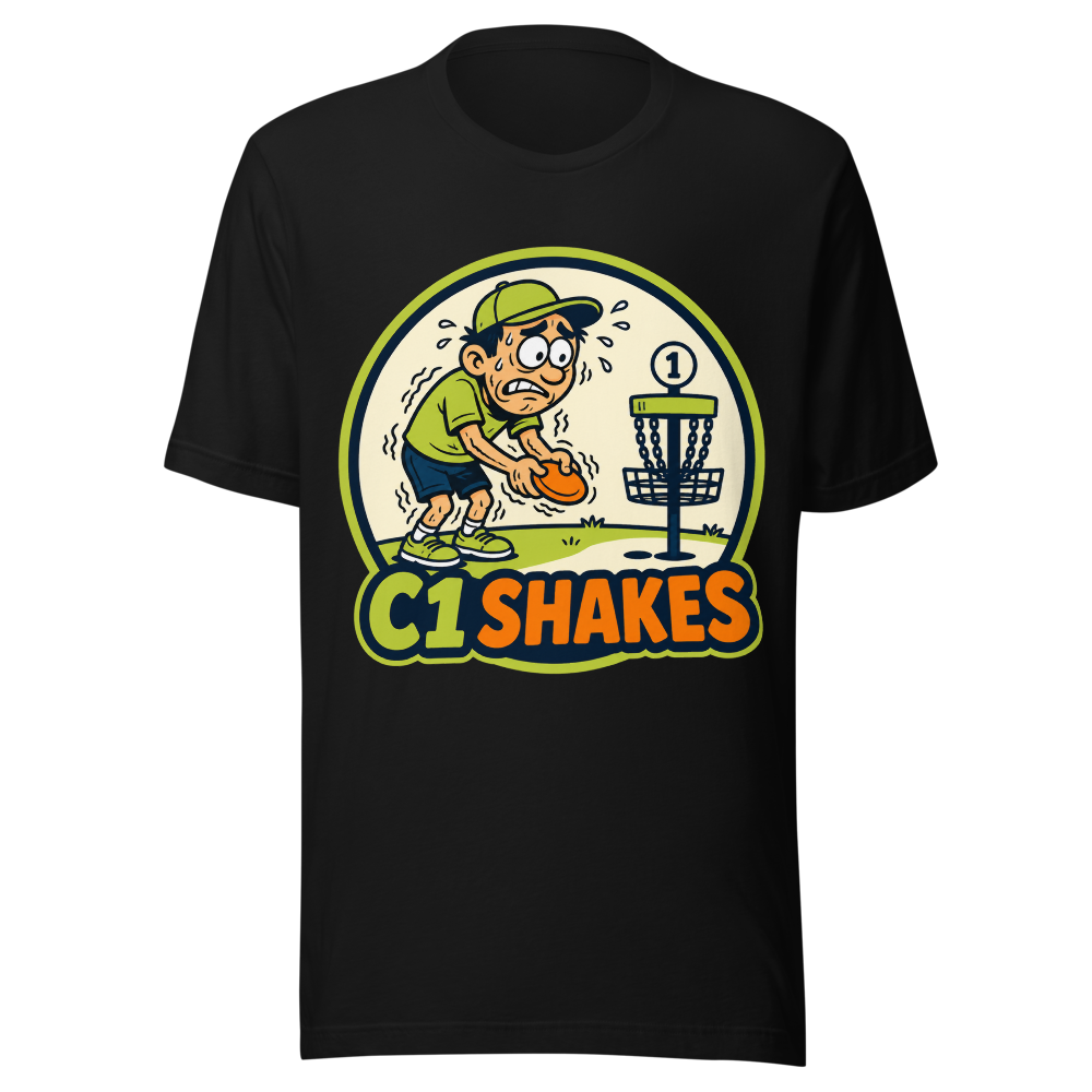 C1 Shakes — Bella+Canvas 3001 Black front