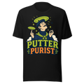 Putter Purist — Bella+Canvas 3001 Black front