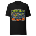 Umbrella Optional — Bella+Canvas 3001 Black front
