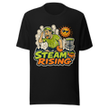Steam Rising — Bella+Canvas 3001 Black front