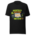 Perfect Weather is a Myth — Bella+Canvas 3001 Black front