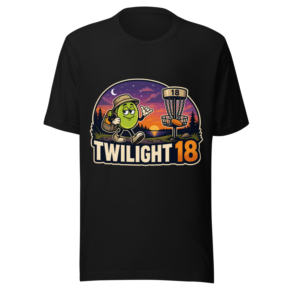 Twilight 18 — Bella+Canvas 3001 Black front