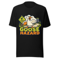 Goose Hazard — Bella+Canvas 3001 Black front