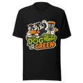 Dog on the Green — Bella+Canvas 3001 Black front