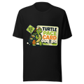 Turtle Pace Card — Bella+Canvas 3001 Black front