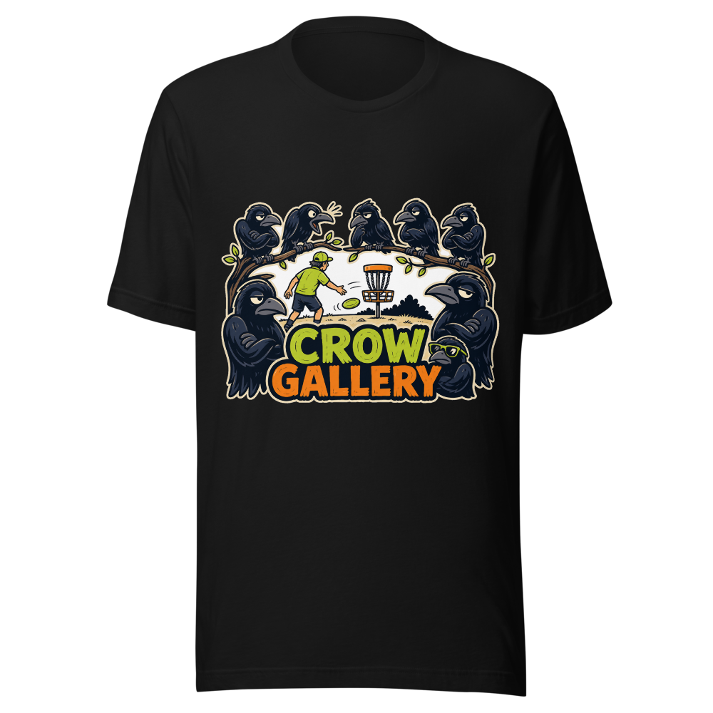 Crow Gallery — Bella+Canvas 3001 Black front