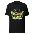 Glow Round Gang — Bella+Canvas 3001 Black front