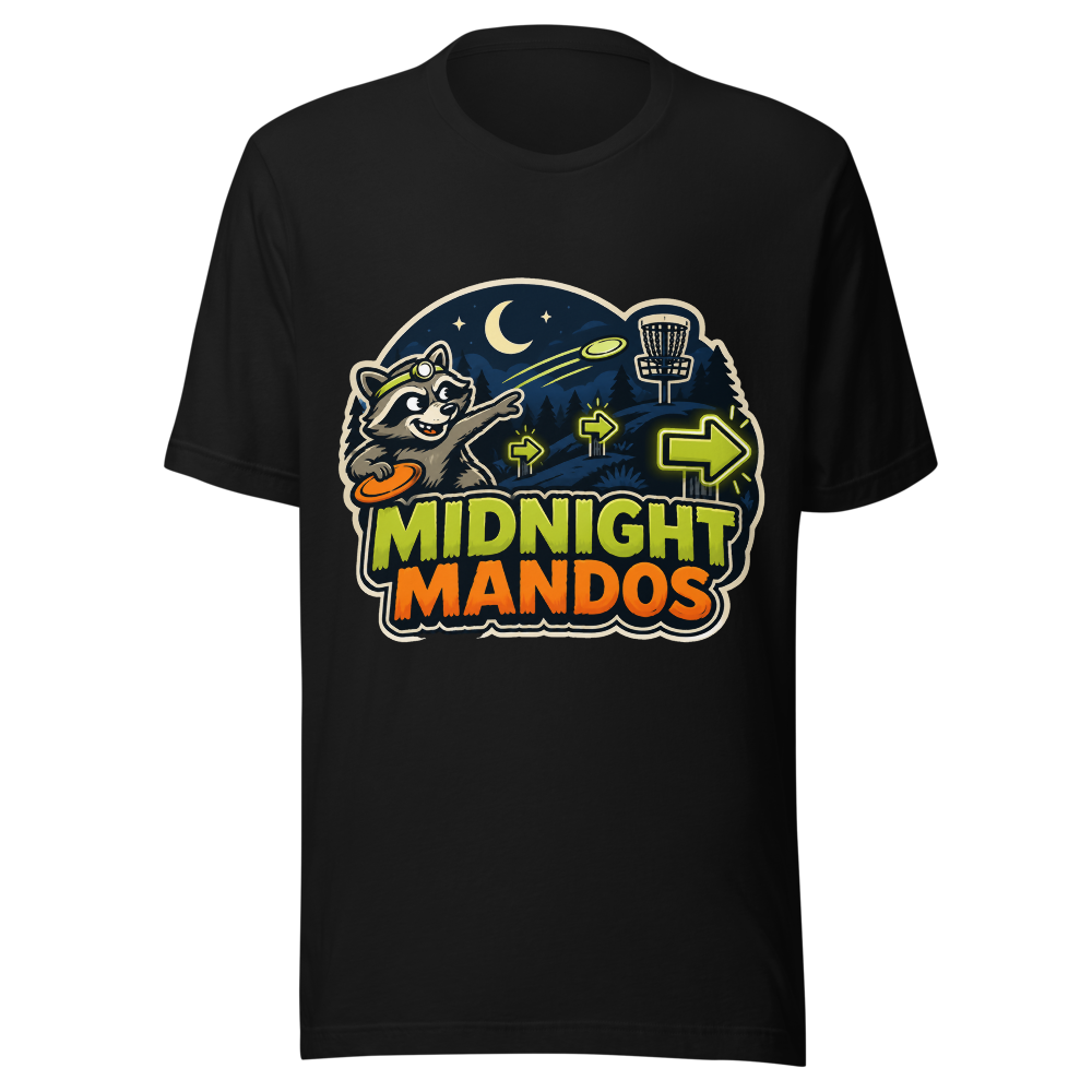 Midnight Mandos — Bella+Canvas 3001 Black front