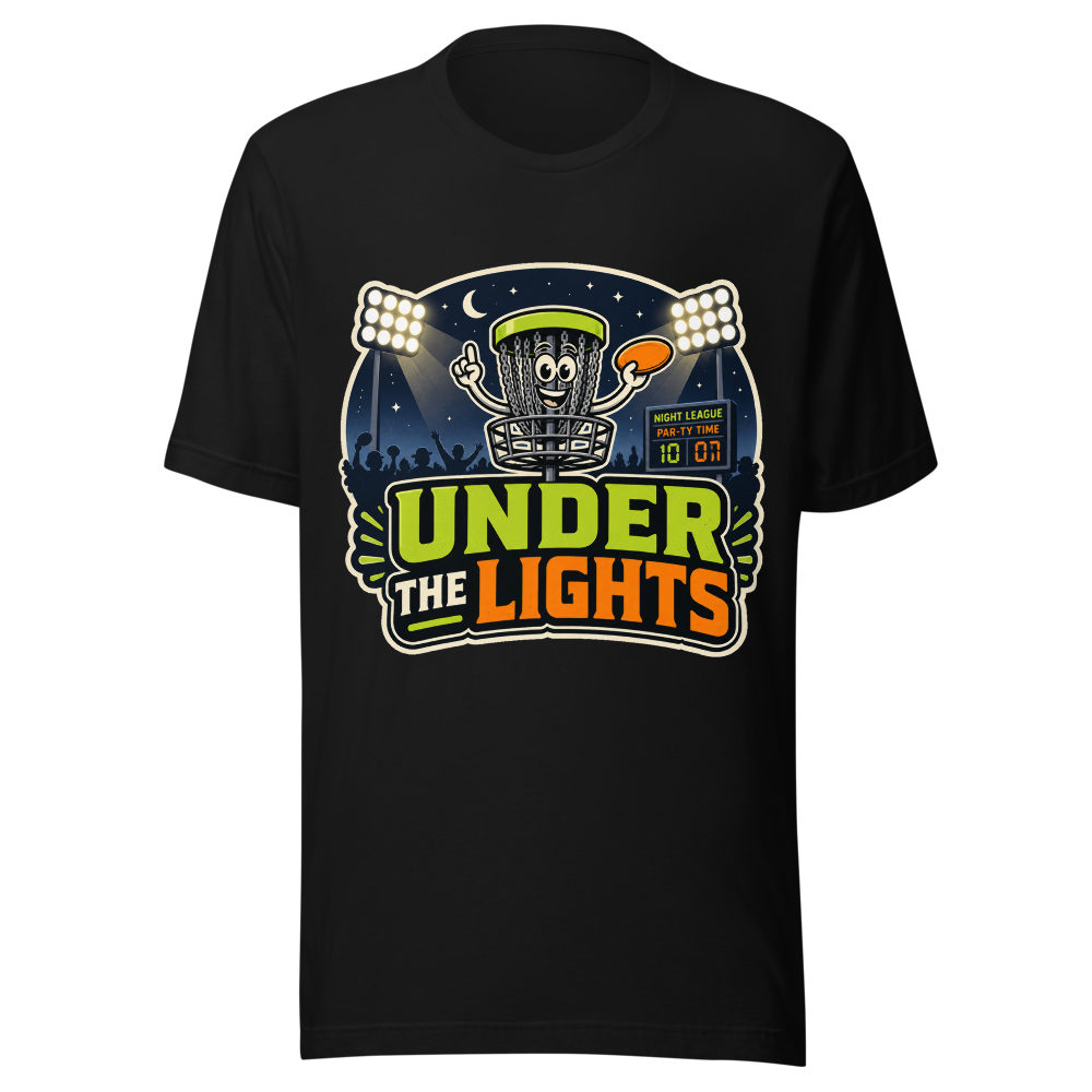 Under the Lights — Bella+Canvas 3001 Black front
