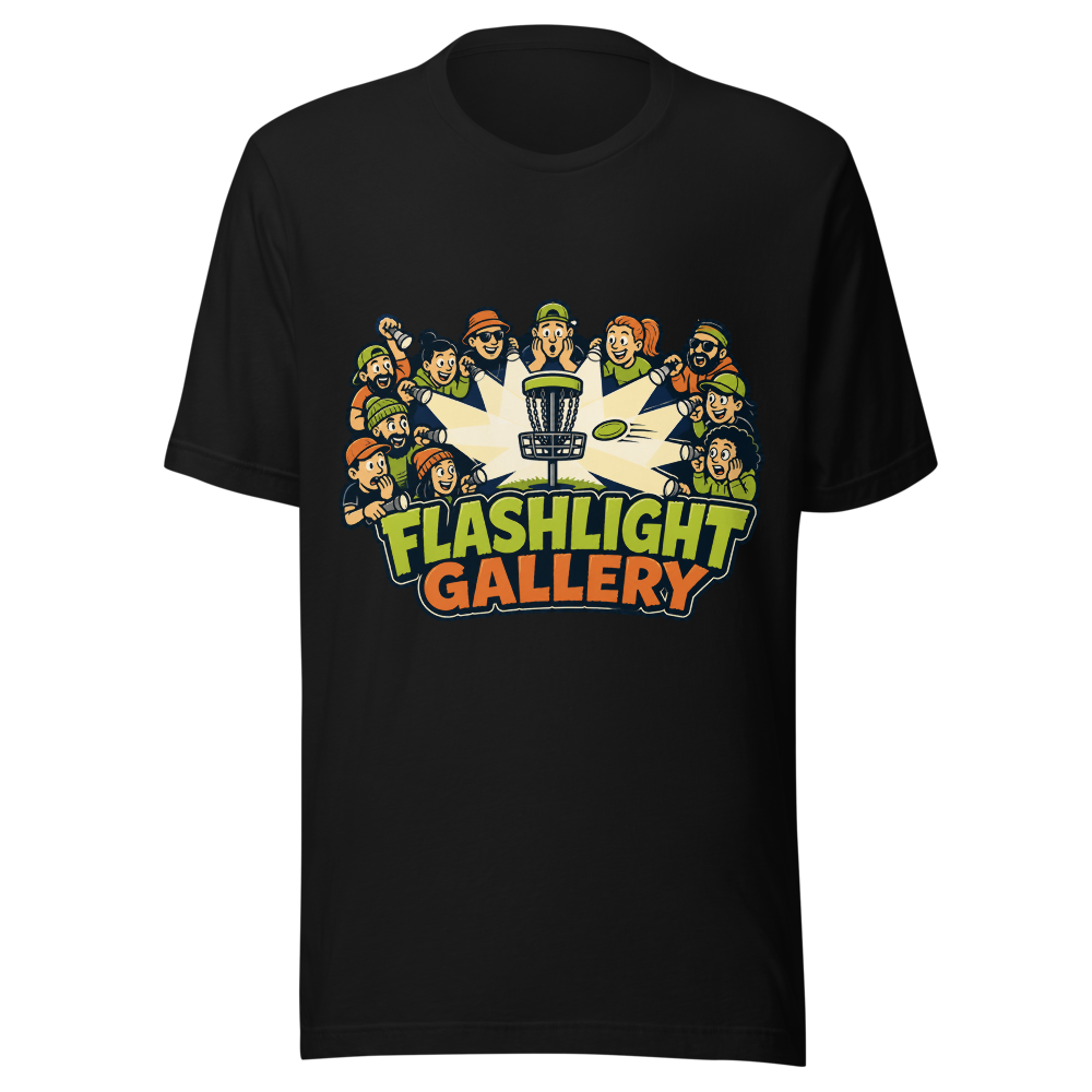 Flashlight Gallery — Bella+Canvas 3001 Black front