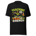 Teaching Tee Energy — Bella+Canvas 3001 Black front