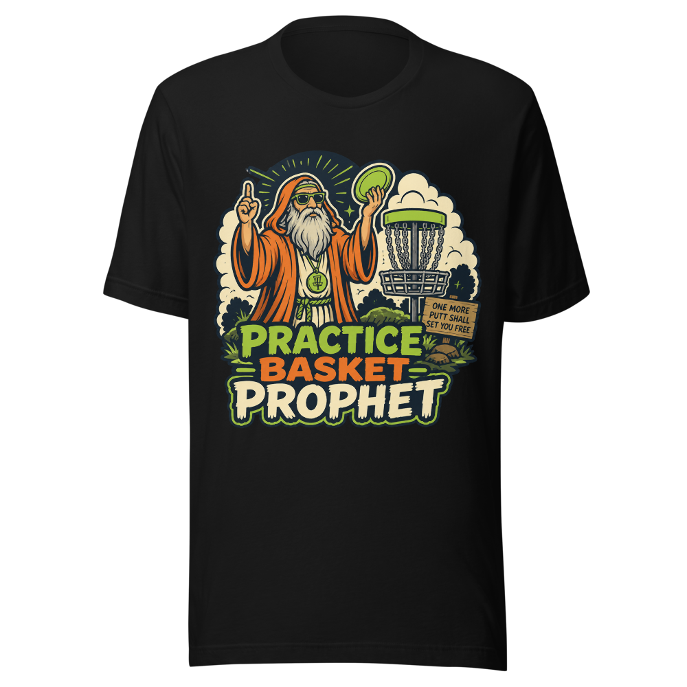Practice Basket Prophet — Bella+Canvas 3001 Black front