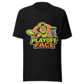 Playoff Face — Bella+Canvas 3001 Black front