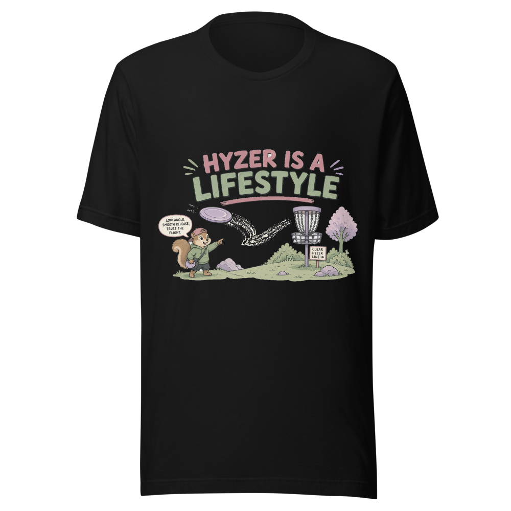Hyzer Is A Lifestyle — Bella+Canvas 3001 Black front