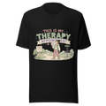 This Is My Therapy Appointment — Bella+Canvas 3001 Black front