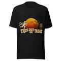 Trick Shot or Treat — Bella+Canvas 3001 Black front