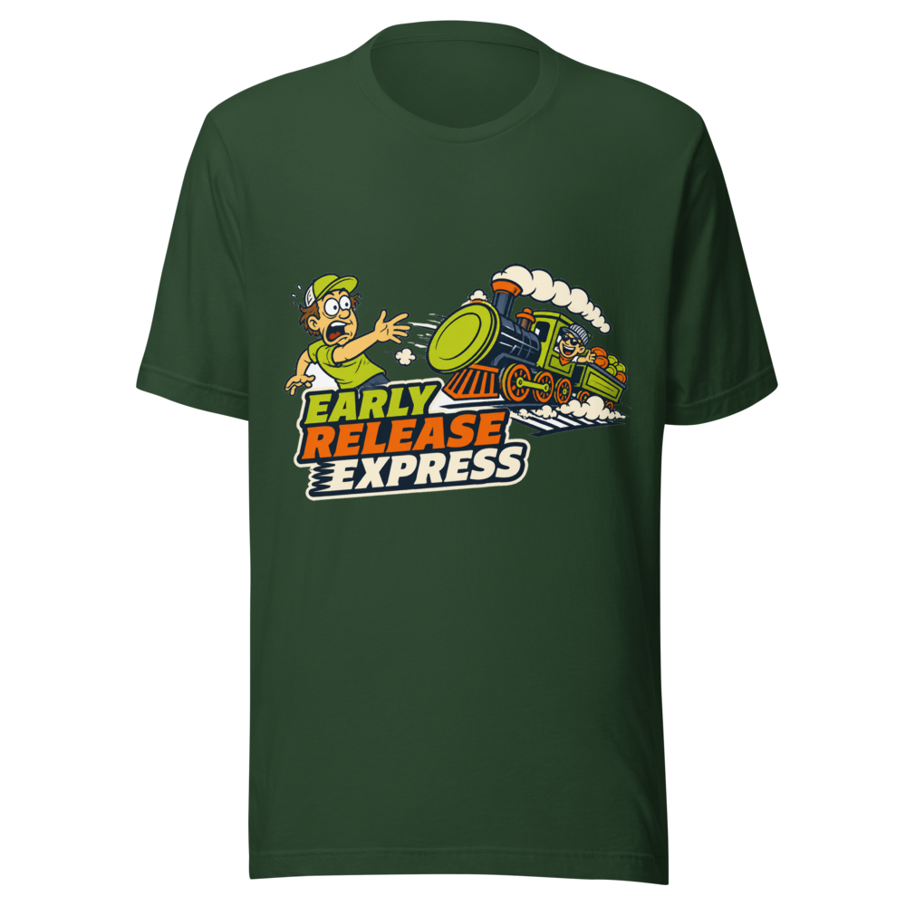 Early Release Express - Bella+Canvas 3001 Forest front