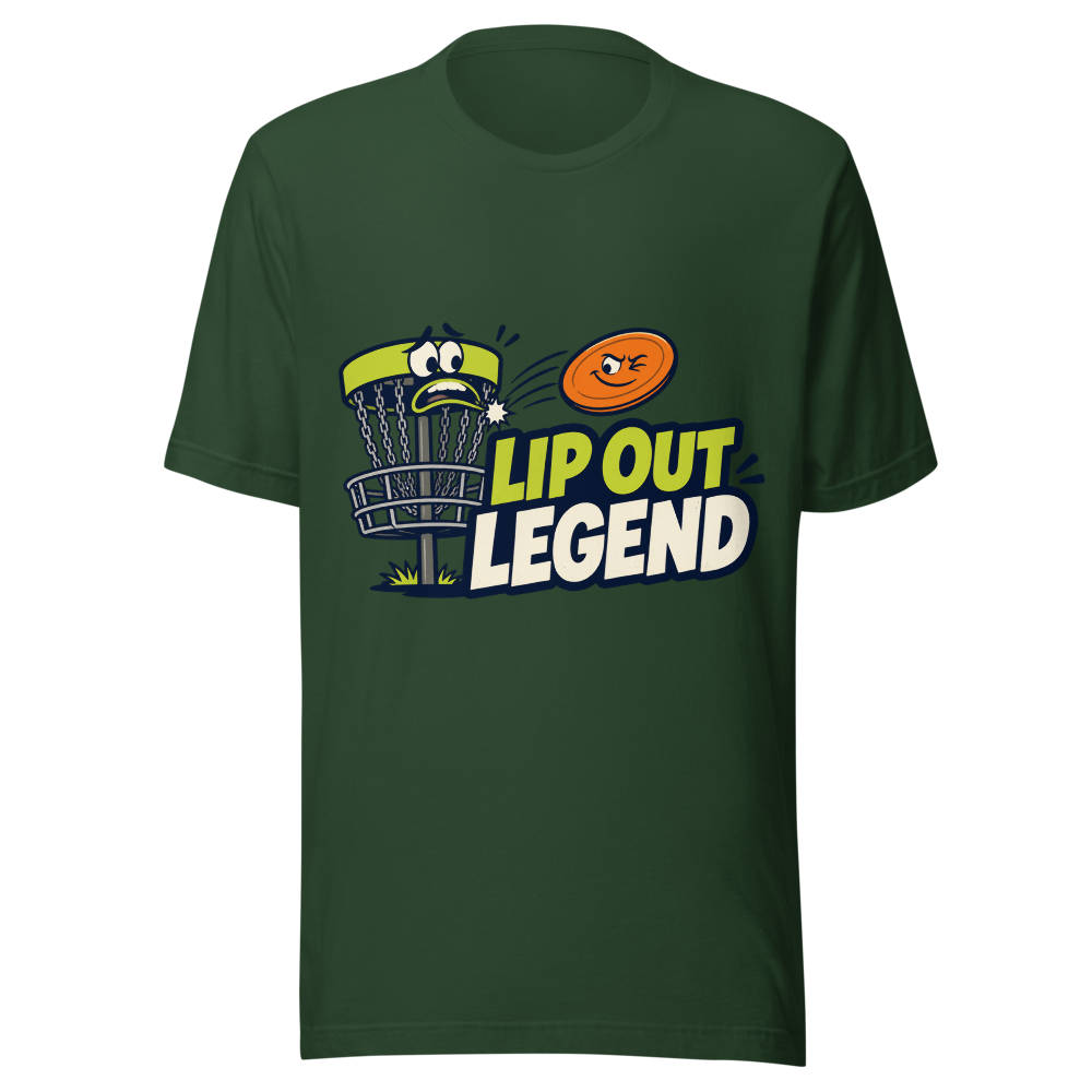 Lip Out Legend - Bella+Canvas 3001 Forest front