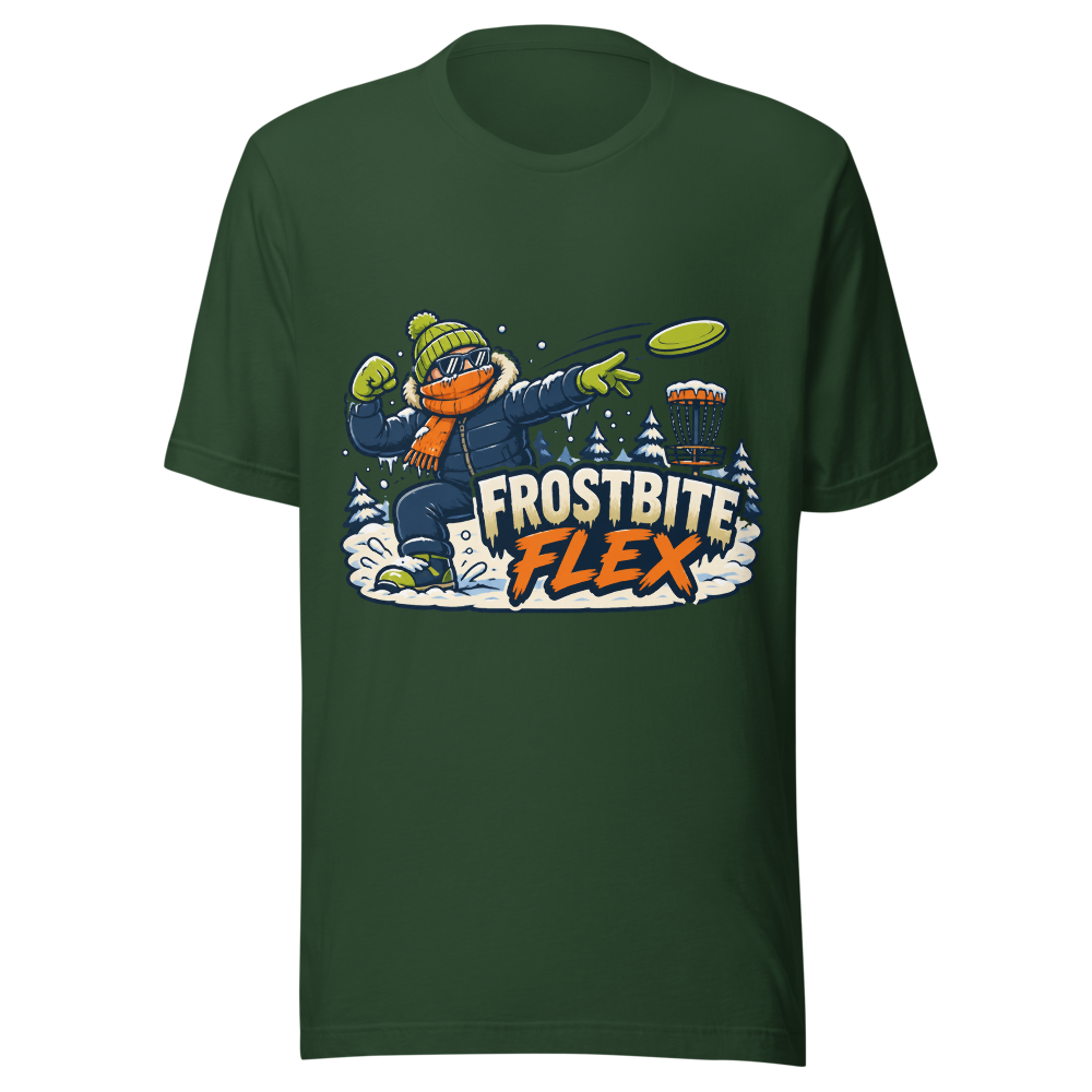 Frostbite Flex - Bella+Canvas 3001 Forest front