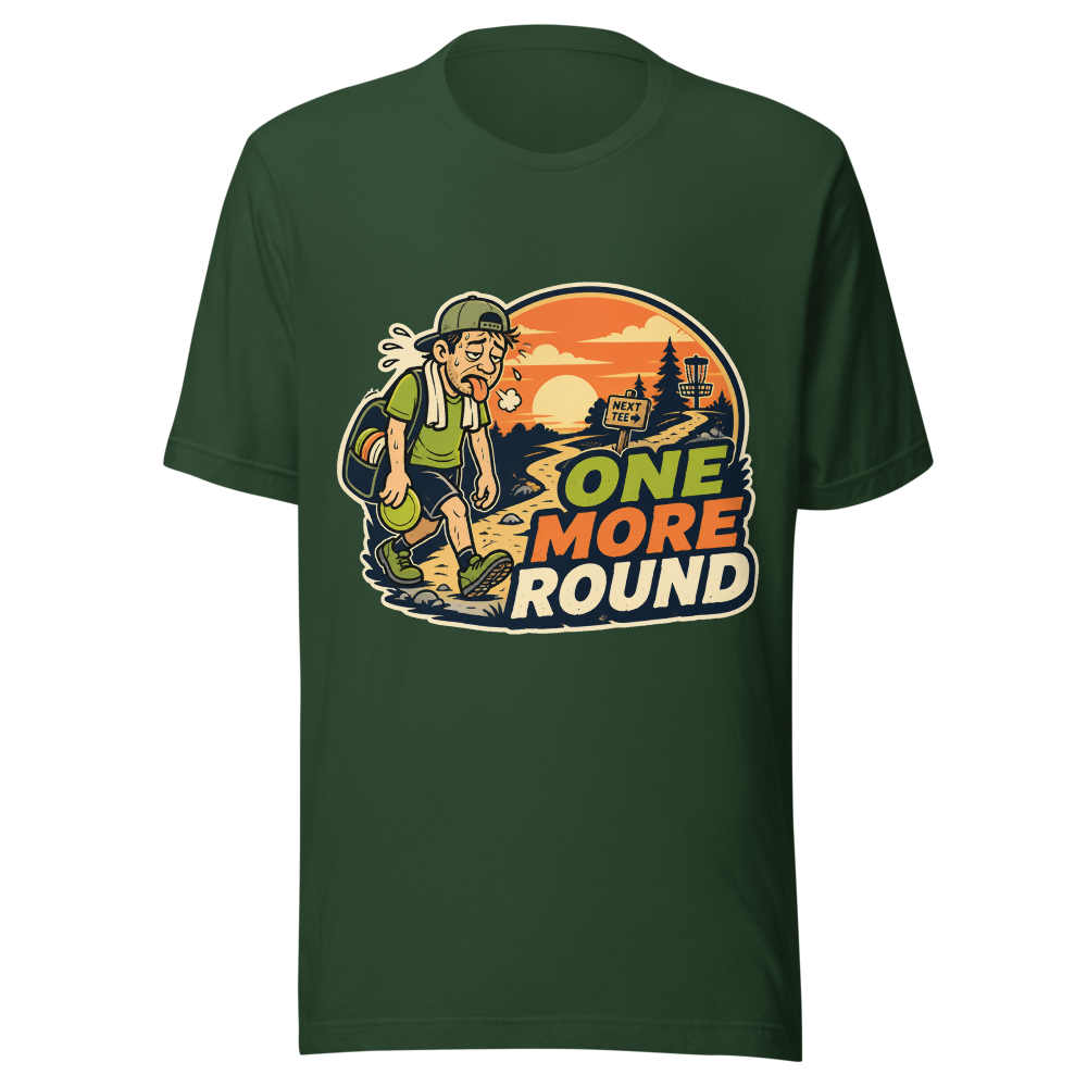 One More Round - Bella+Canvas 3001 Forest front