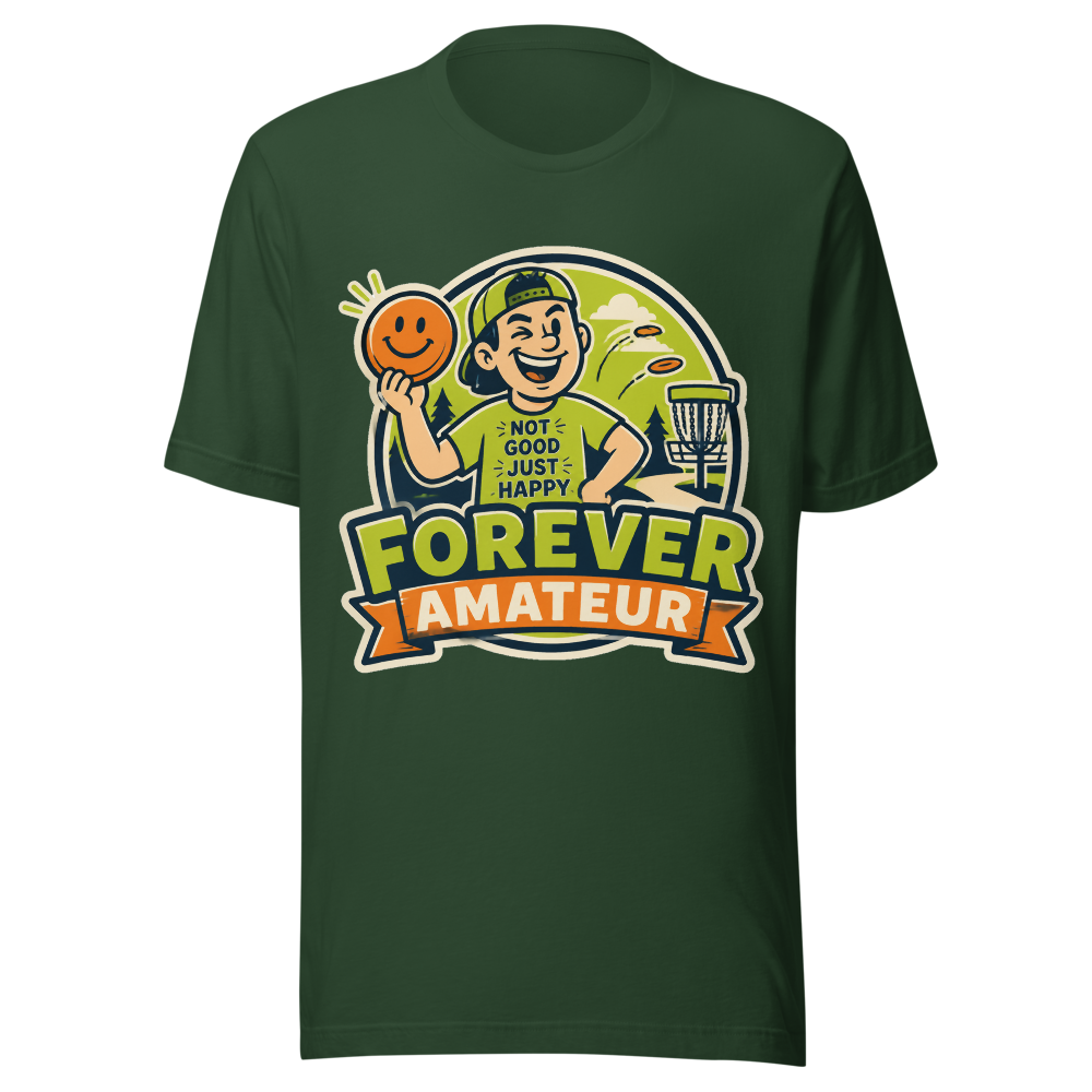 Forever Amateur Energy - Bella+Canvas 3001 Forest front