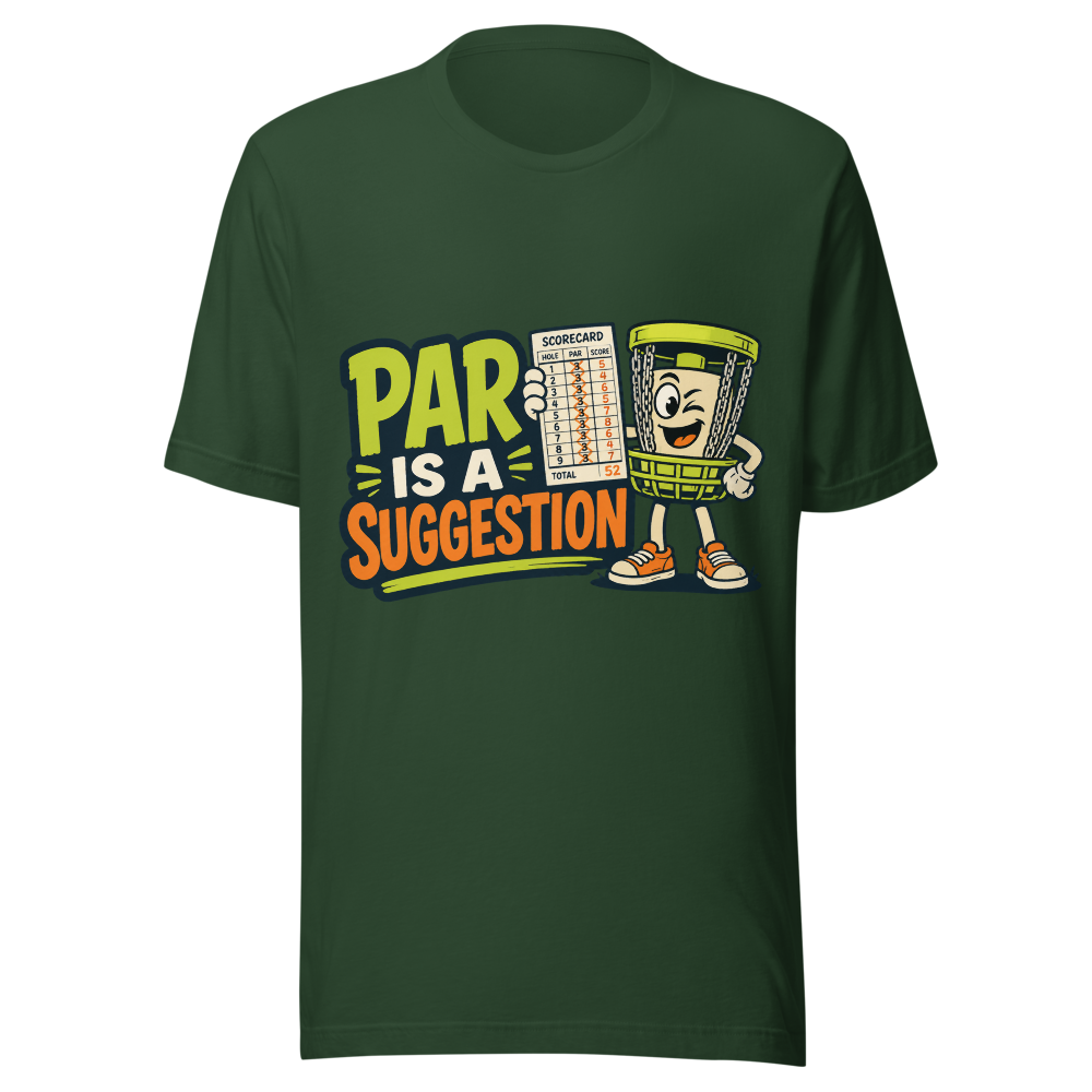 Par is a Suggestion - Bella+Canvas 3001 Forest front