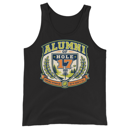 Alumni of Hole 17 - Bella+Canvas 3480 Tank Black front